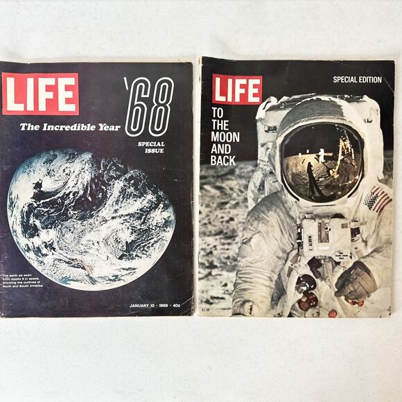 life magazine to the moon and back Special Edition & The Incredible Year 1968 - Picture 1 of 12